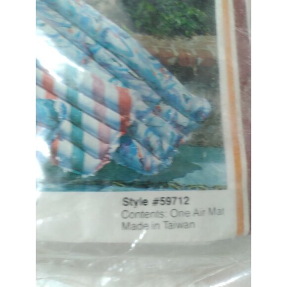 Vintage 1988 Intex The Wet Set Deluxe Mat Float 72"× 30"  59712 NOS Unopened - Picture 5 of 16